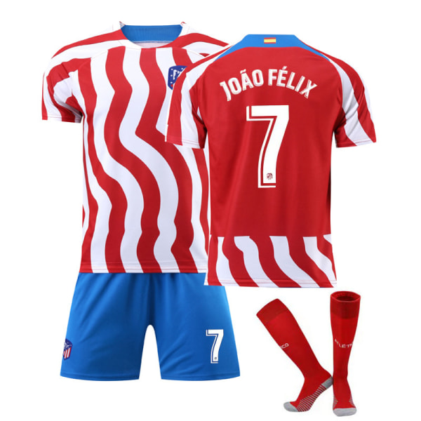 22-23 Atletico De Madrid tröja Joao Felix Vuxen set 20 (110-120cm)