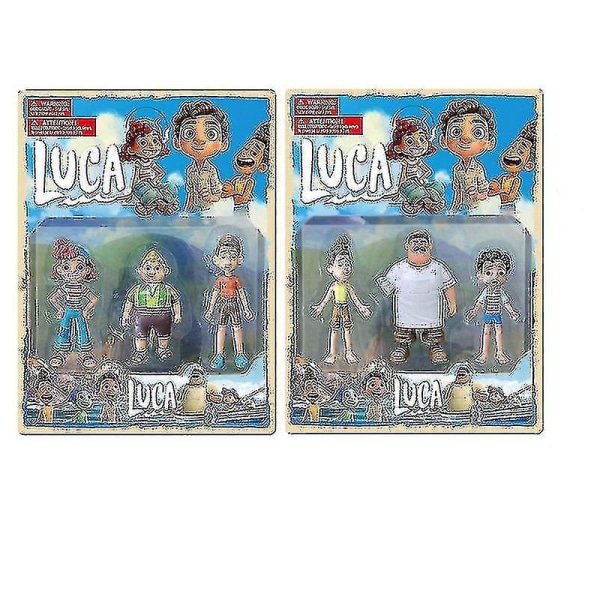 Sommarens vänskapsdag Luca och hans vänner karaktärsdocka docka set modell för att skicka presenter