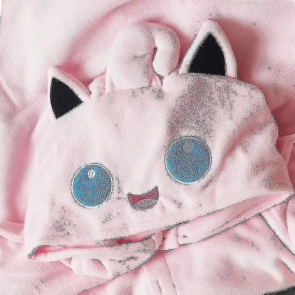 Jigglypuff Kostym Helkroppspyjamas Halloween Jul One-piece Kigurumi för män kvinnor