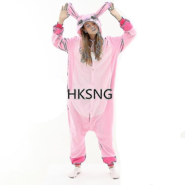 Hksng Kigurumi Djur Vuxna Katt Björn Haj Onesies Pyjamas Tvättbjörn Kostymer Drake Jumpsuit Jul As Show3