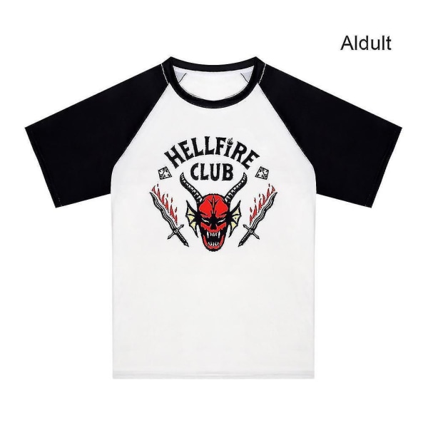 Stranger Things Hellfire Club T-shirt kortärmad unisex säsong 4