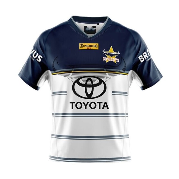 2022 North Queensland Cowboys Hemma/Borta Rugby Jersey S-5XL 2022 Away 2022 Away 3XL