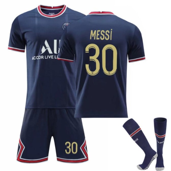 Paris Messi Ballon d'Or Messi Neymar set för vuxna barn Number 7 number 30 20  110-120cm