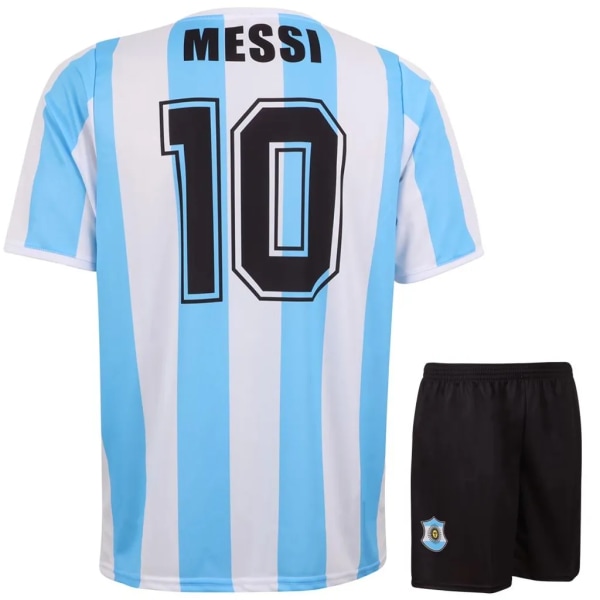 Argentina Jersey Kit Messi - Barn & Vuxna - 140