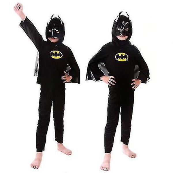 Halloween Superhjälte Zorro Skull Kids Fancy Dress Party Kostym Outfit Batman