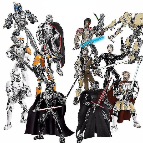 Star Wars Monterad docka Stormtrooper Modell Leksak Action Figur Barn Pojke Leksak Julklapp Ny