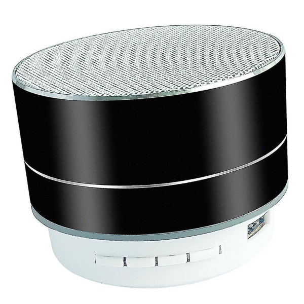 Trådlös Bluetooth högtalare TF USB AUX-stöd ljudhögtalare (svart)