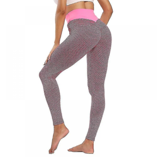 Kvinnor Leggings Byxor Seamless Gym Wear Tik Tok pink