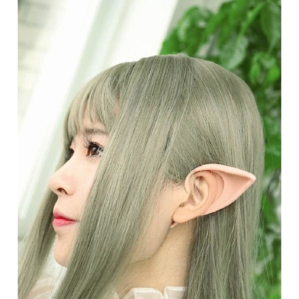 Secaden Cosplay Fairy Pixie Elf Ears Mjuka spetsiga örontips Medium-Style Medium-Style