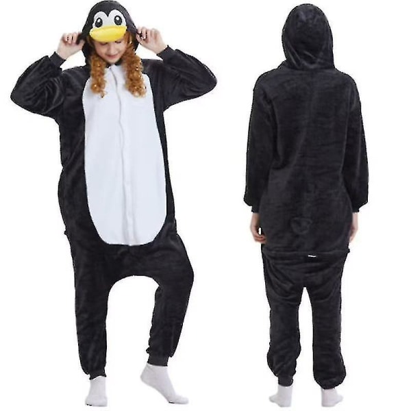 Unisex Vuxen Kigurumi djurkaraktärskostym Onesie Pyjamas Onepiece Penguin