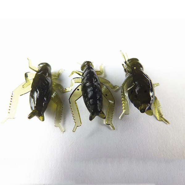 ZANLURE 100st/ set 2,1cm 0,7g Mjukt lockbete artificiellt cricketbete Fiskedrag Insektsbete