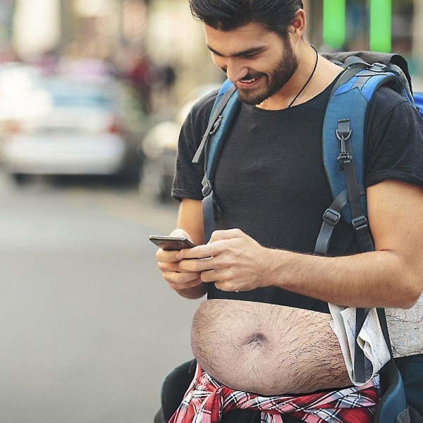 Mode Pappa Väska Small Size Öl Fett Mage Hip Shapetravel Midjeväska Fanny Pack