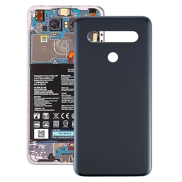 Bakre cover till LG Q51 / LM-Q510N (svart)