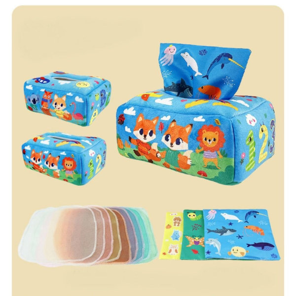 Tissue Box Toy Plysch Leksaker FOX FOX fox fox