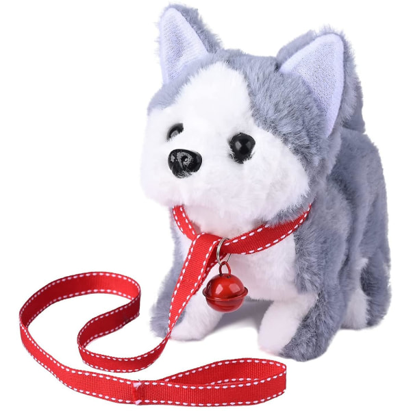 Plysch Husky Dog Toy Puppy Electronic Interactive Pet Dog - Walki