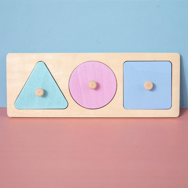 Wood Montessori Board Toy - Tidig pedagogisk trä
