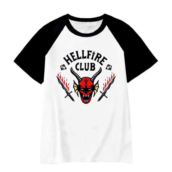 Stranger Things 4 Kids Club T-shirt Cosplay Halloween kostym 150cm 150cm