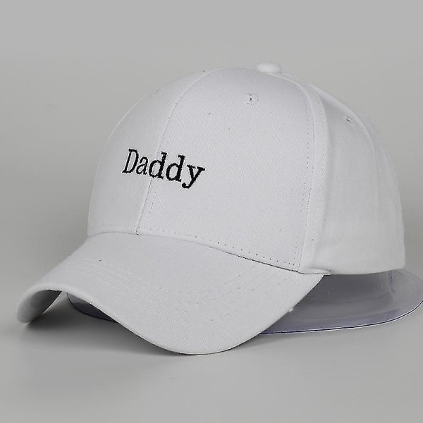 Pappa Broderad Justerbar Cap Bomull Justerbar Dad Hat Solid Baseball Cap Unisex Hip-hop Ha