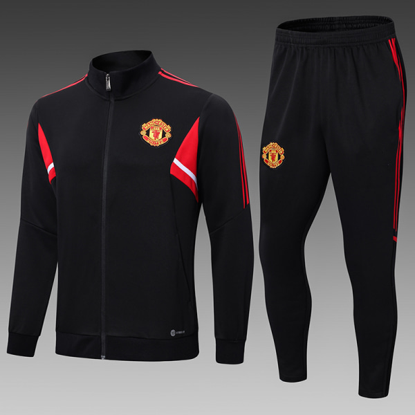 22-23 New Season Manchester United Vuxen/Barn Jacket Jersey Set S