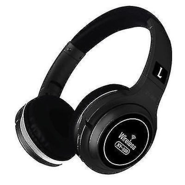 Trådlösa Bluetooth hörlurar med brusreducerande over-ear stereohörlurar（röda）