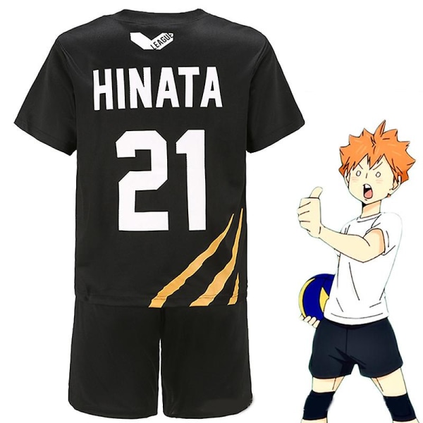 Haikyuu Cosplay kostym Msby Volleyball Club Karasuno High School Shoyo Hinata XXL A12 L A13