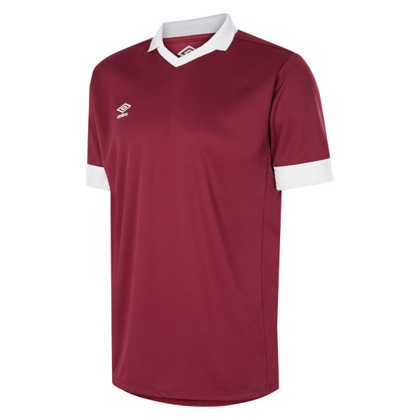 Umbro barn/barn Tempest kortärmad tröja 9-10 år Ne New Claret New Claret/White 9-10 Years