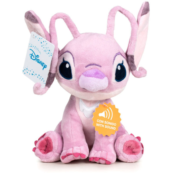 Disney Stitch Angel soft plush toy with sound 20cm