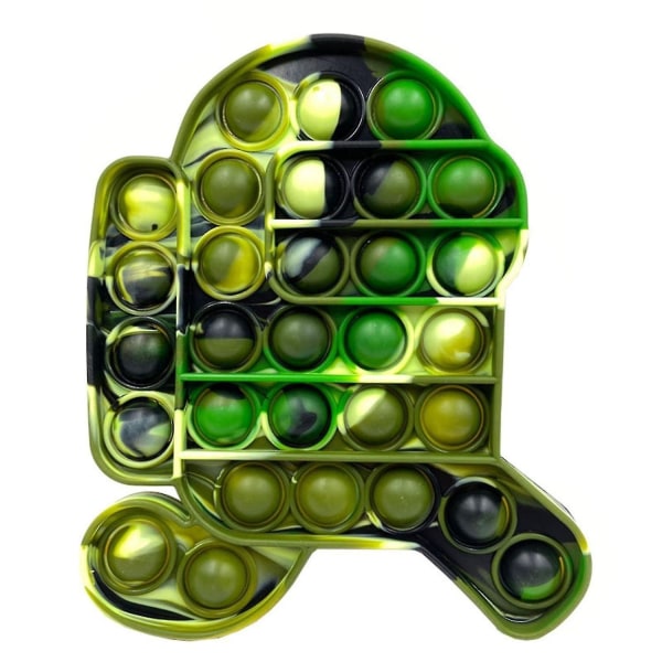 3+ Bland bubble pop it sensoriska fidget leksak för stress relief och anti ångest(I)