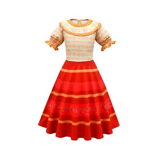 Ny charm Mirabell Madrid Animation Girls Dress Cosplay Kostym redorange 110cm redorange 120cm