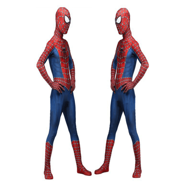 Spider Man Halloween Fancy-Dress Kostym Cosplay Jumpsuits Pojkar 110cm 120cm