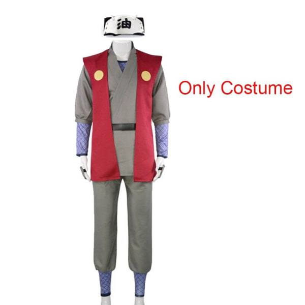 Anime Ero Sennin Jiraiya Cosplay Kostym Gama Sennin Peruk Accesso Only Wig XXL Only Costume L