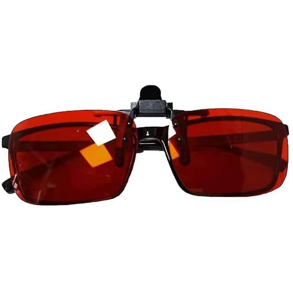 Clip-on 180 vändbara Hz-055 färgblindglasögon är ramlösa och lätta att installera (enkel klämma)