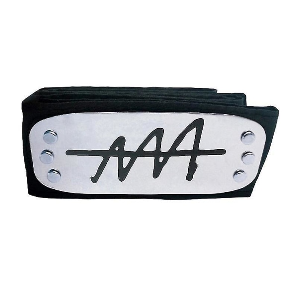 Naruto Headband With Cosplay Logo, Gold-plated Ninja Headdress F D