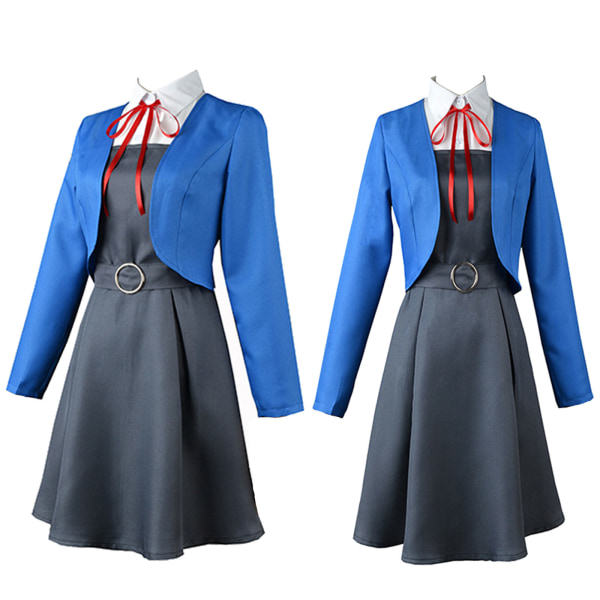 Shibuya Kanon cosplay kostym Halloween cosplay kostym. Blue L M