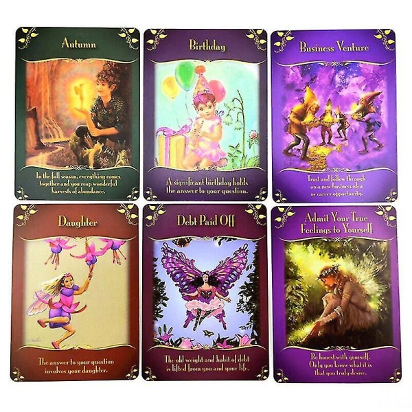 Magiska meddelanden från Fairies Oracle Card av Doreen Virtue Tarot Psych Game
