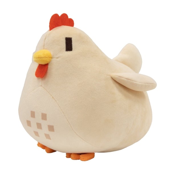 20 cm Stardew Valley Chicken Plyschleksak Söt Chick mjuk kudde Brown Light Brown
