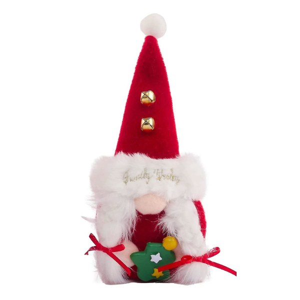 Christmas Gnome Plush Faceless Doll A