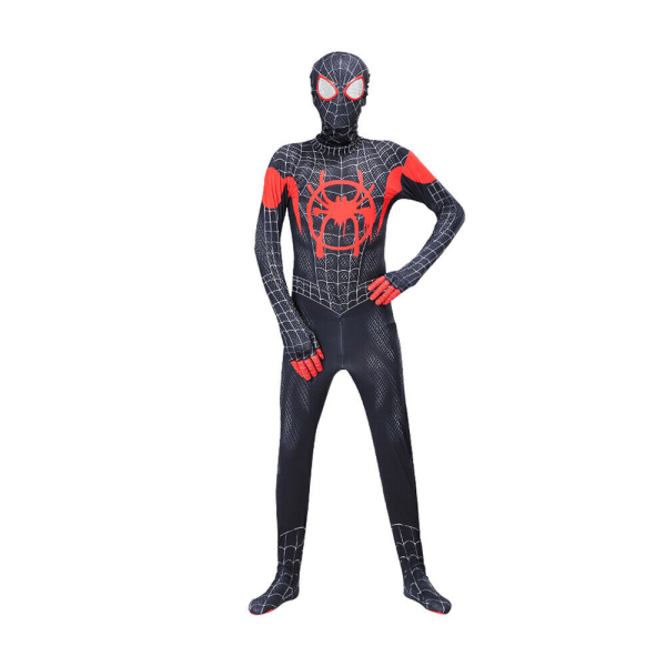 Kids Far From Home Spiderman Zentai Cosplay Kostym Kostym Outfit black 150cm 130cm