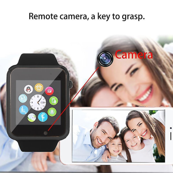 Bluetooth Smart Watch För Android Mobiltelefon Stegräkning Sport Bluetooth