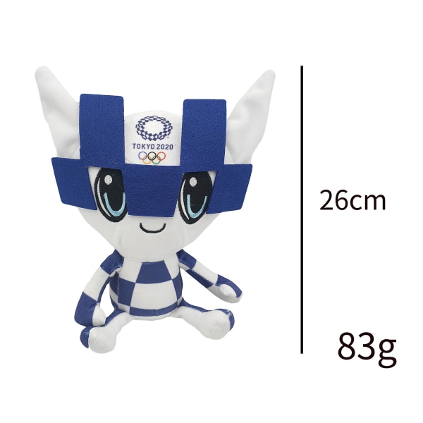 Pop2020 Mascots Anime Model Olympic Games Mascot Dekoration Leksaker