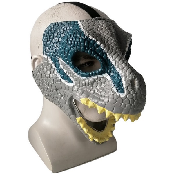 Dinosaur Party Mask Latex Skrämmande Mask Cosplay Kostym rekvisita