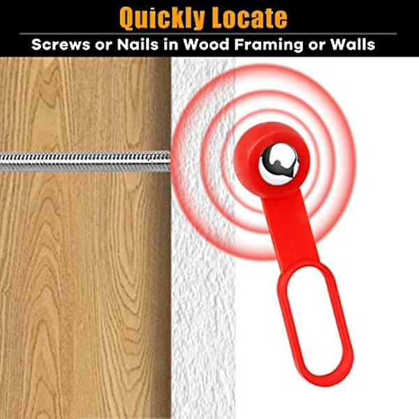 Stud Finder Handhållen vägg metalldetektor Tråd genom gipsvägg trä