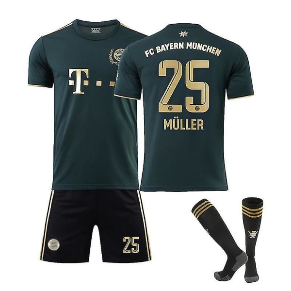 Muller 25#fcb 2021-2022 New Season Jersey Set S(160-170cm)