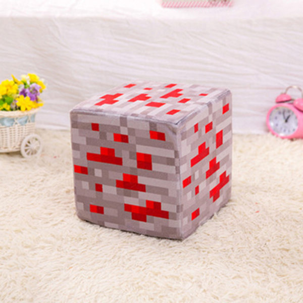 Minecraft Plysch Creeper Svart Steve Trap Box Kudde Kudde Doll small black square pillow 20*20*20