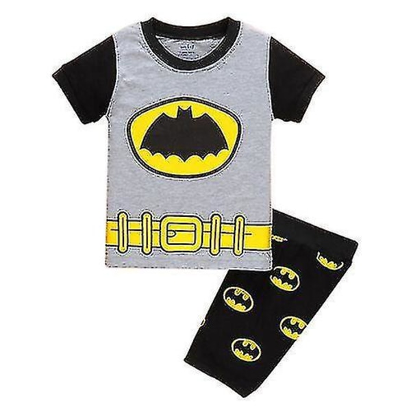 2st Pojkar Flickor Barn Batman Pyjamas Kortärmad T-shirt Shorts Pjs Ålder 2-7 år BATMAN3
