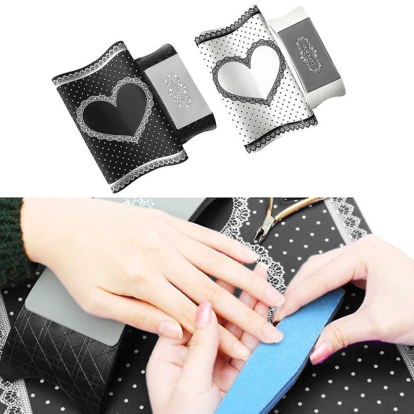 1 set Nail Art Utrustning Silikon Bordsmatta Tvättbar Plast Handkudde