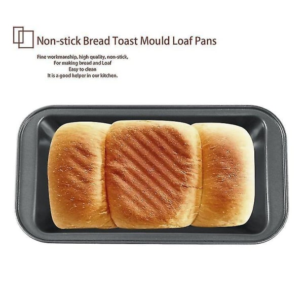 Kolstål bakning form rektangel Non-stick bröd Rostat mould