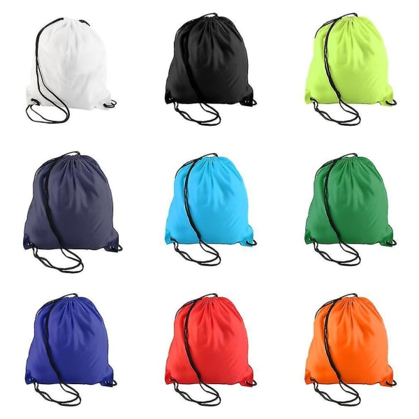 Premium School Dragstring Duffle Bag Sport Gym Simdans Sko Ryggsäck