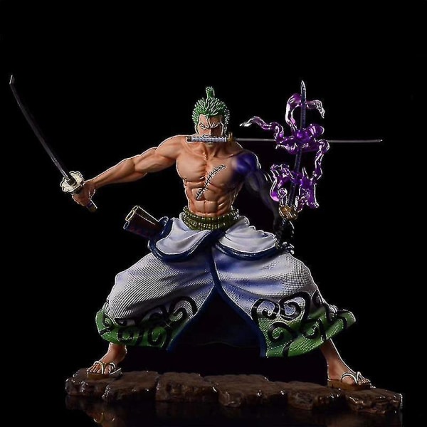 One Piece Figur Wano Land Roronoa Zoro Sword Enma Action Figur Anime Staty Pvc Collection Mode