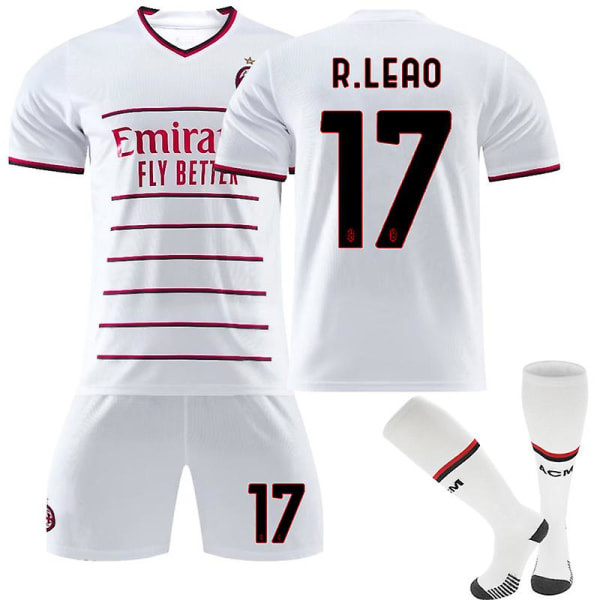 set Ac Milan Fotbollströja T-shirt nr 17 Lo Santos 22 (120-130cm)